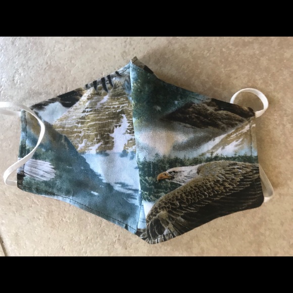 FACE MASK AMERICAN EAGLE DOUBLE LAYER - Picture 2 of 2